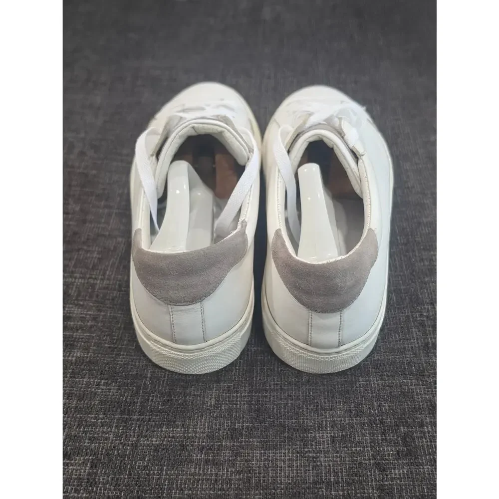 To Boot New York Sierra White Leather Sneakers Men's 9-9.5 Made In Italy